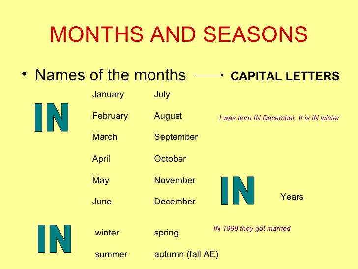 months and seasons thang va mua