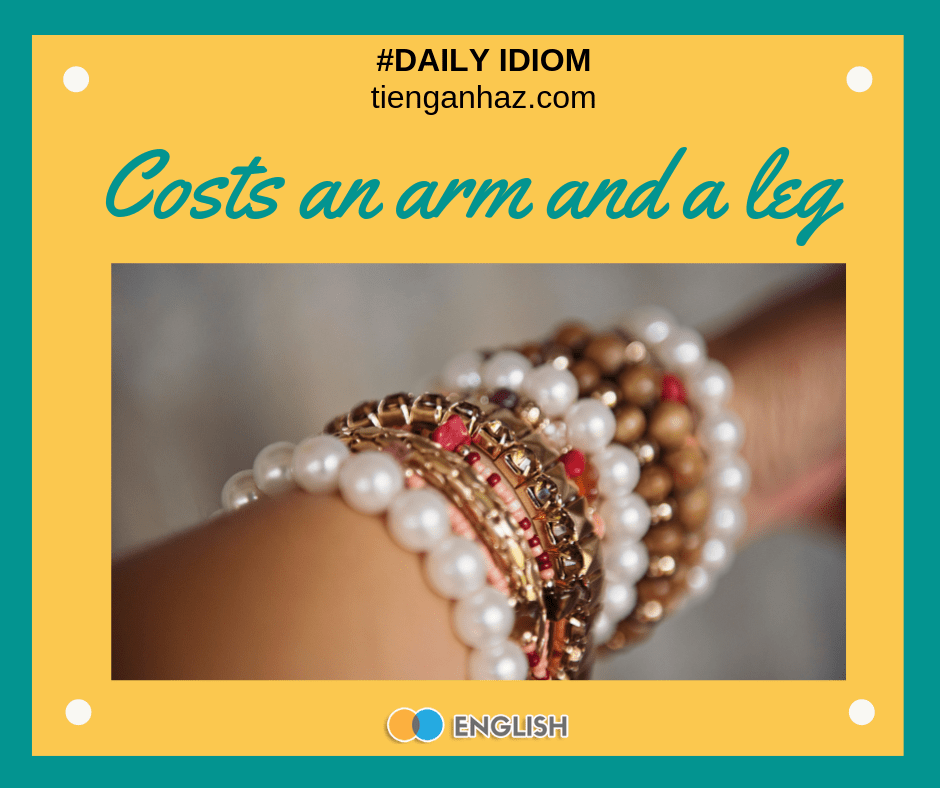 Cost an arm and a leg tienganhaz.com idioms
