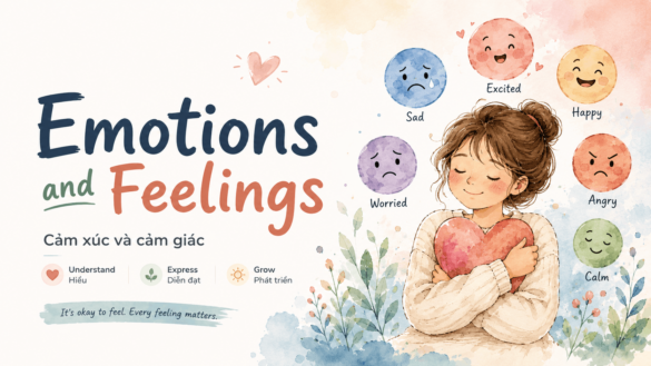 Từ vựng tiếng Anh về cảm xúc – Emotions & Feelings