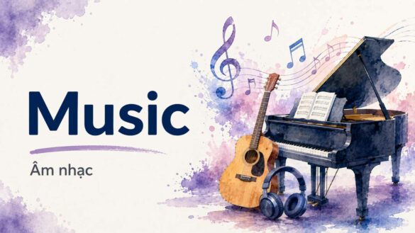 Nói chủ đề âm nhạc bằng tiếng Anh